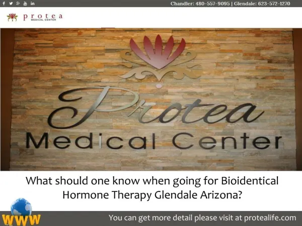What should one know when going for Bioidentical Hormone Therapy Glendale Arizona?
