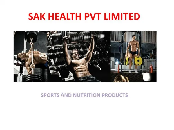Health and Nutrition Products company