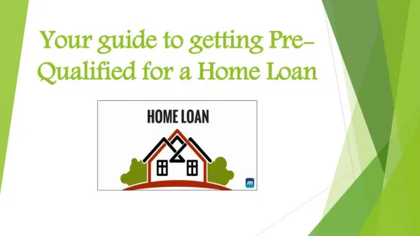 Your guide to getting pre-qualified for a home loan