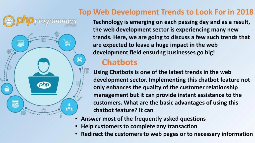 top web development trends to look for in 2018