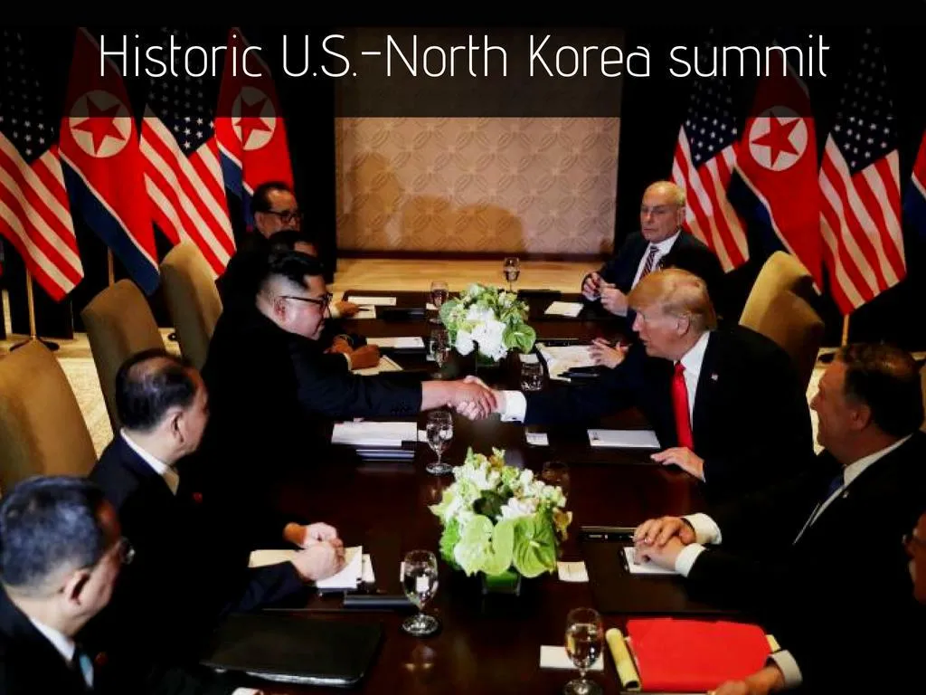 historic u s north korea summit
