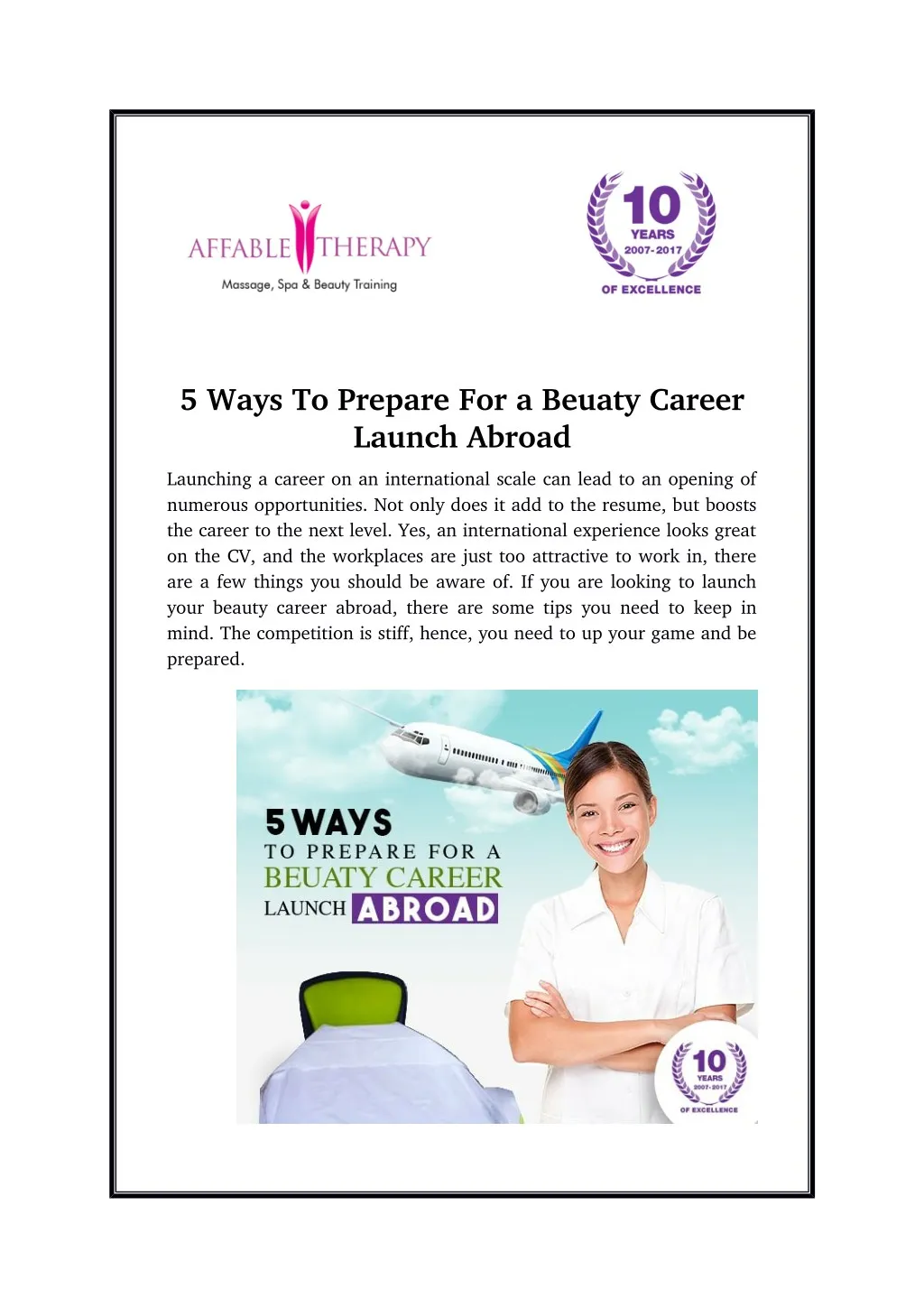 5 ways to prepare for a beuaty career launch