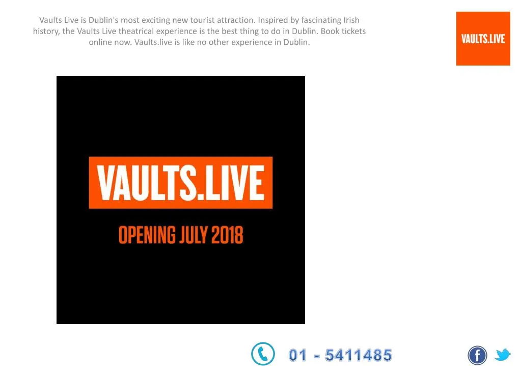 vaults live is dublin s most exciting new tourist