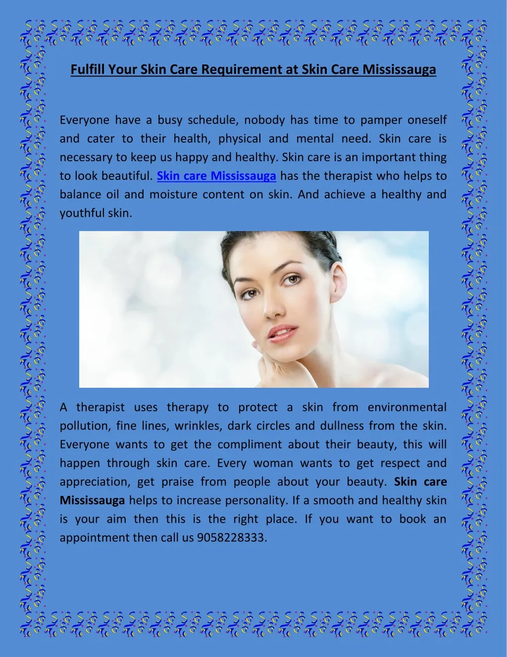 fulfill your skin care requirement at skin care