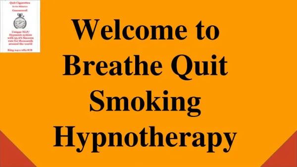 Quit Smoking Hypnotherapy | Breathe Hypnotherapy