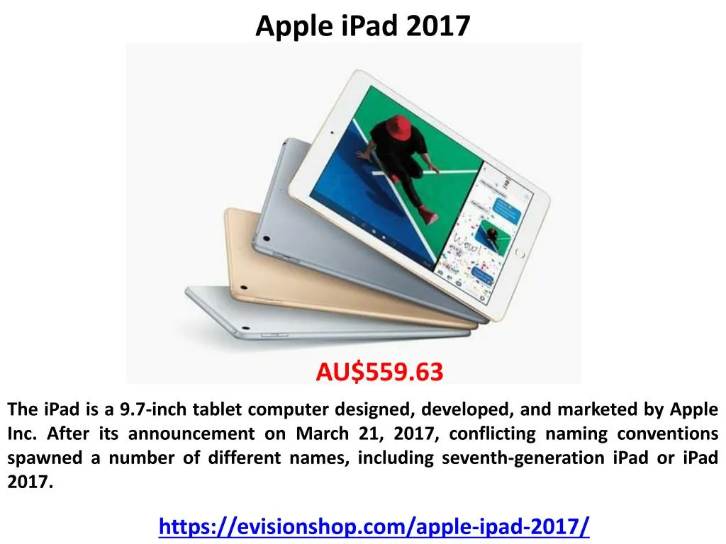 apple ipad 2017