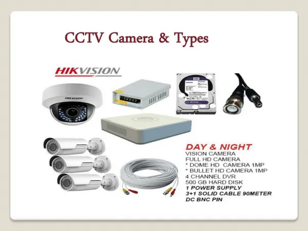 CCTV Camera & Types