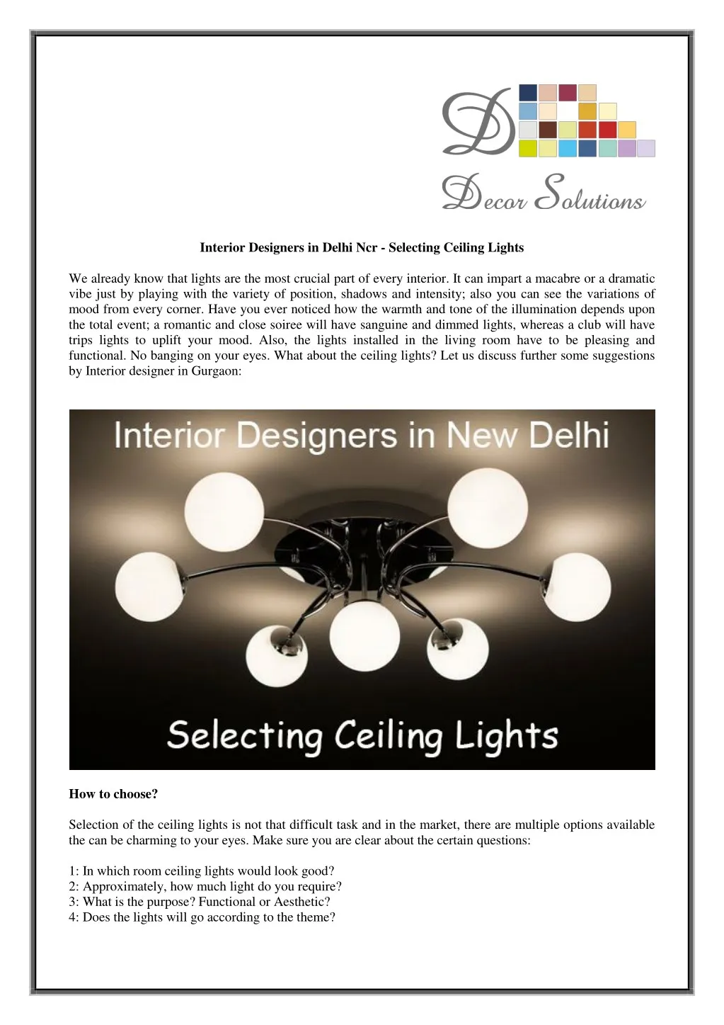 interior designers in delhi ncr selecting ceiling