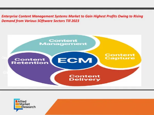 Enterprise Content Management System Market Expected to Reach $94,094 Million by 2023