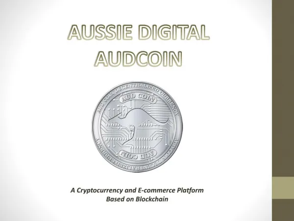 AUDcoin and Blockchain make online trade even simpler and easier