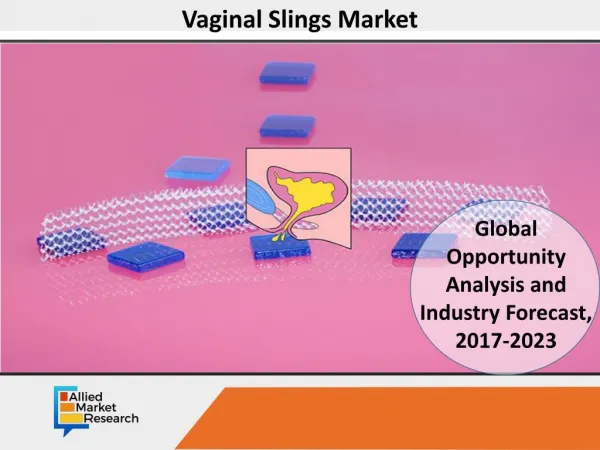 Vaginal Slings Market Expected to reach $1,626 Million by 2023