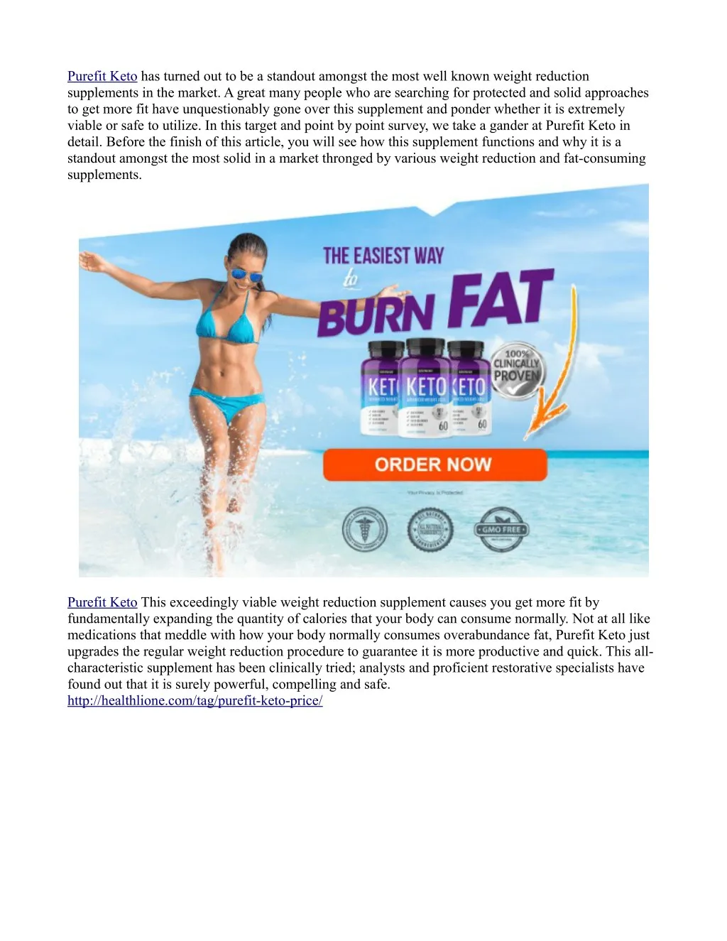 purefit keto has turned out to be a standout