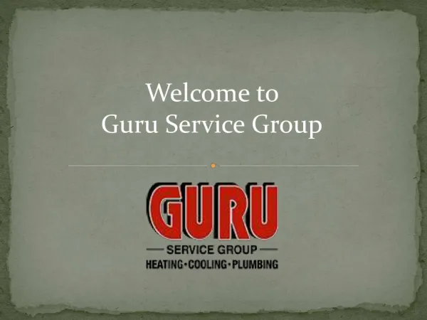 welcome to guru service group