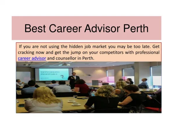 Best Career Advisor Perth
