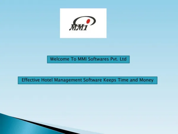 Effective Hotel Management Software Keeps Time and Money