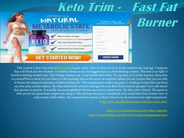 Keto Trim- How Does It Work