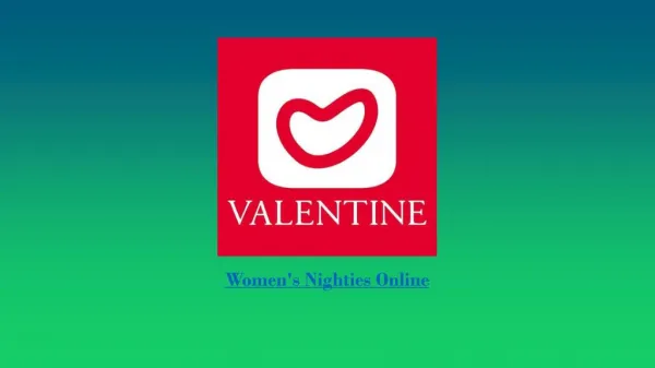 Women Nightwear - Valentine