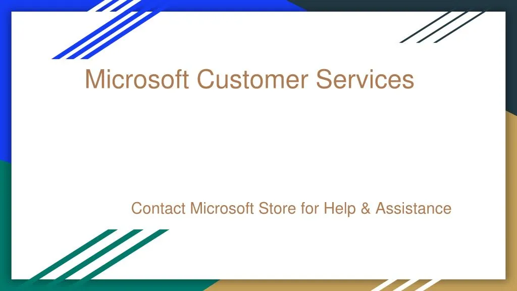 microsoft customer services