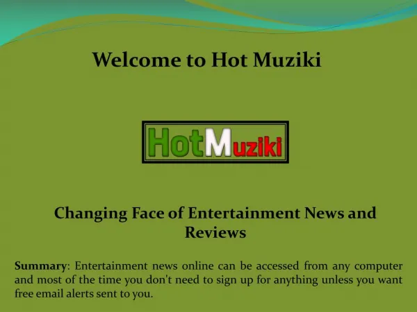 music and news service Kenya - hotmuziki.com