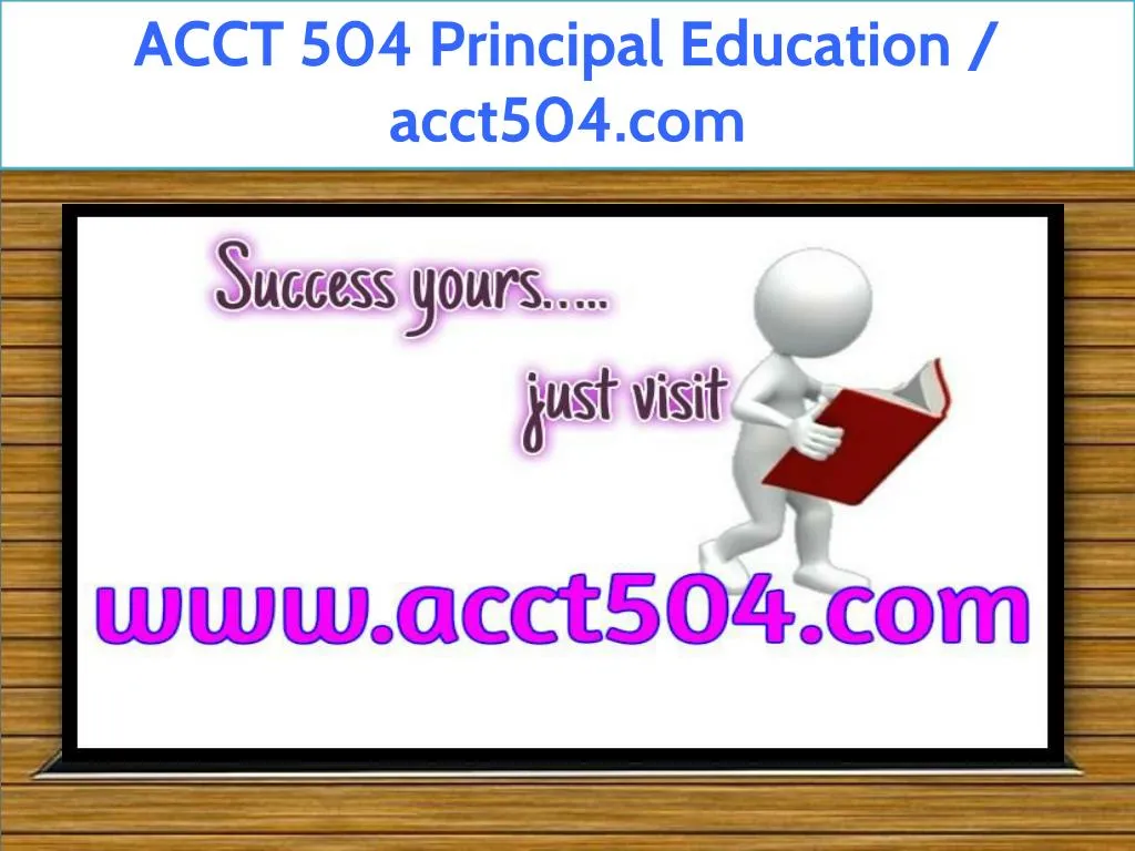 acct 504 principal education acct504 com