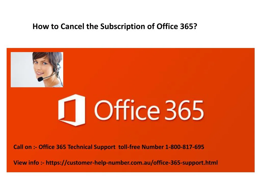 how to cancel the subscription of office 365