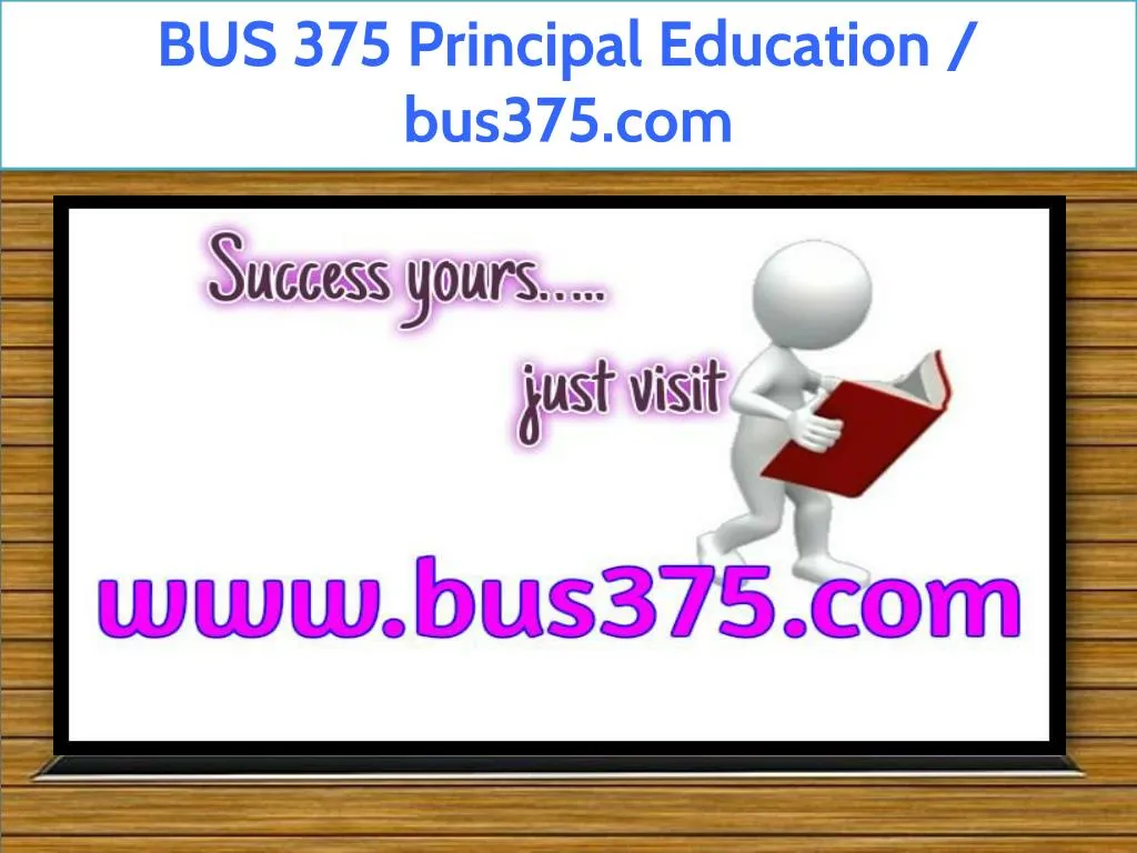 bus 375 principal education bus375 com