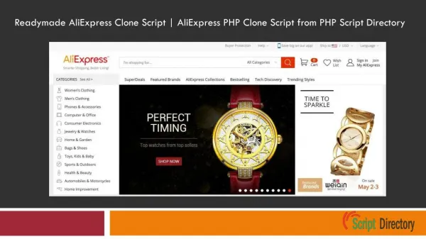 Find best AliExpress Clone | AliExpress PHP Script from PHP Script Directory