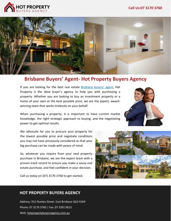 Brisbane Buyers’ Agent- Hot Property Buyers Agency