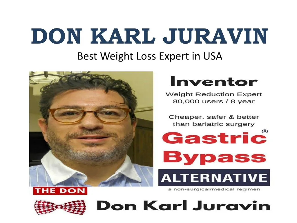 don karl juravin best weight loss expert in usa