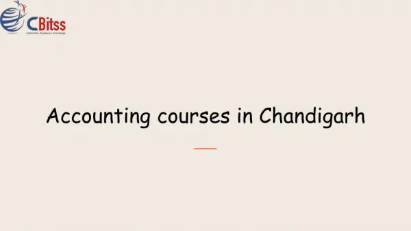 accounting courses in chandigarh