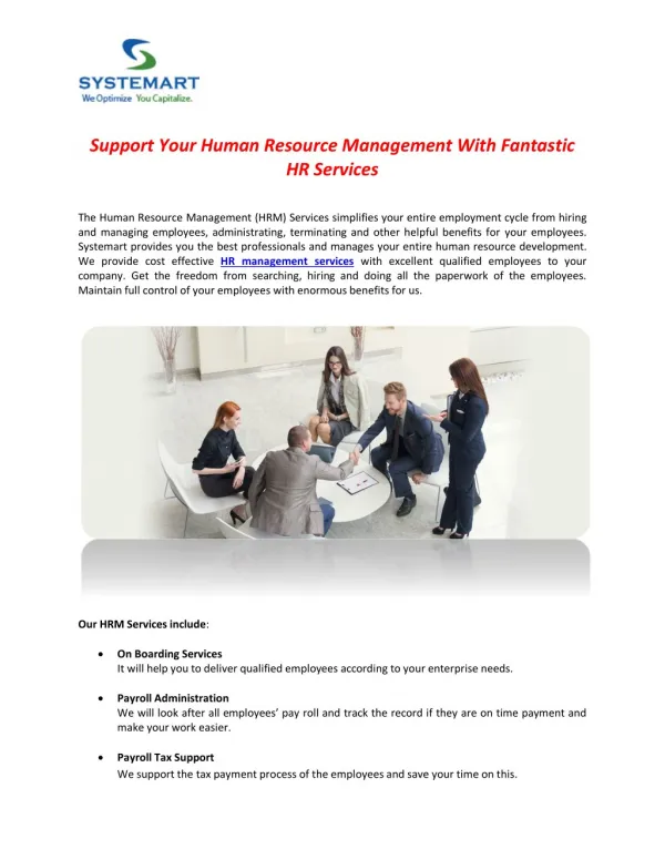 Human Resources Managment