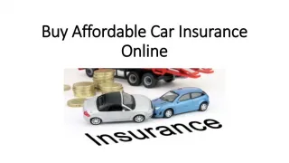 Buy affordable car insurance online