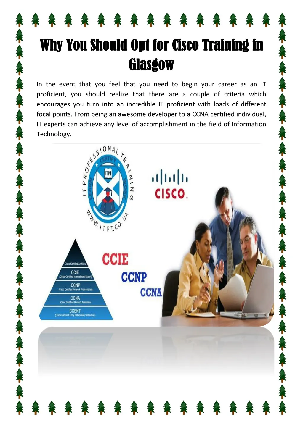 why you should o why you should opt for cisco