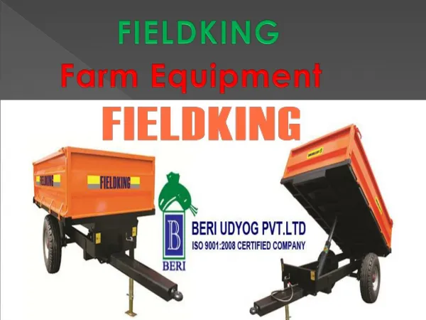 Tractor Implements - Fieldking
