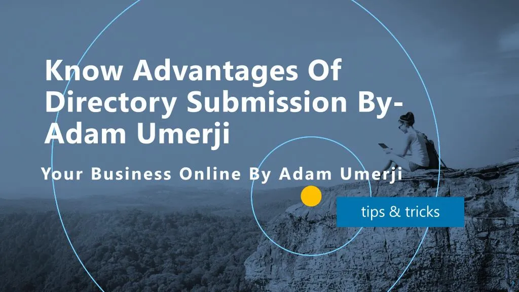 know advantages of directory submission by adam umerji