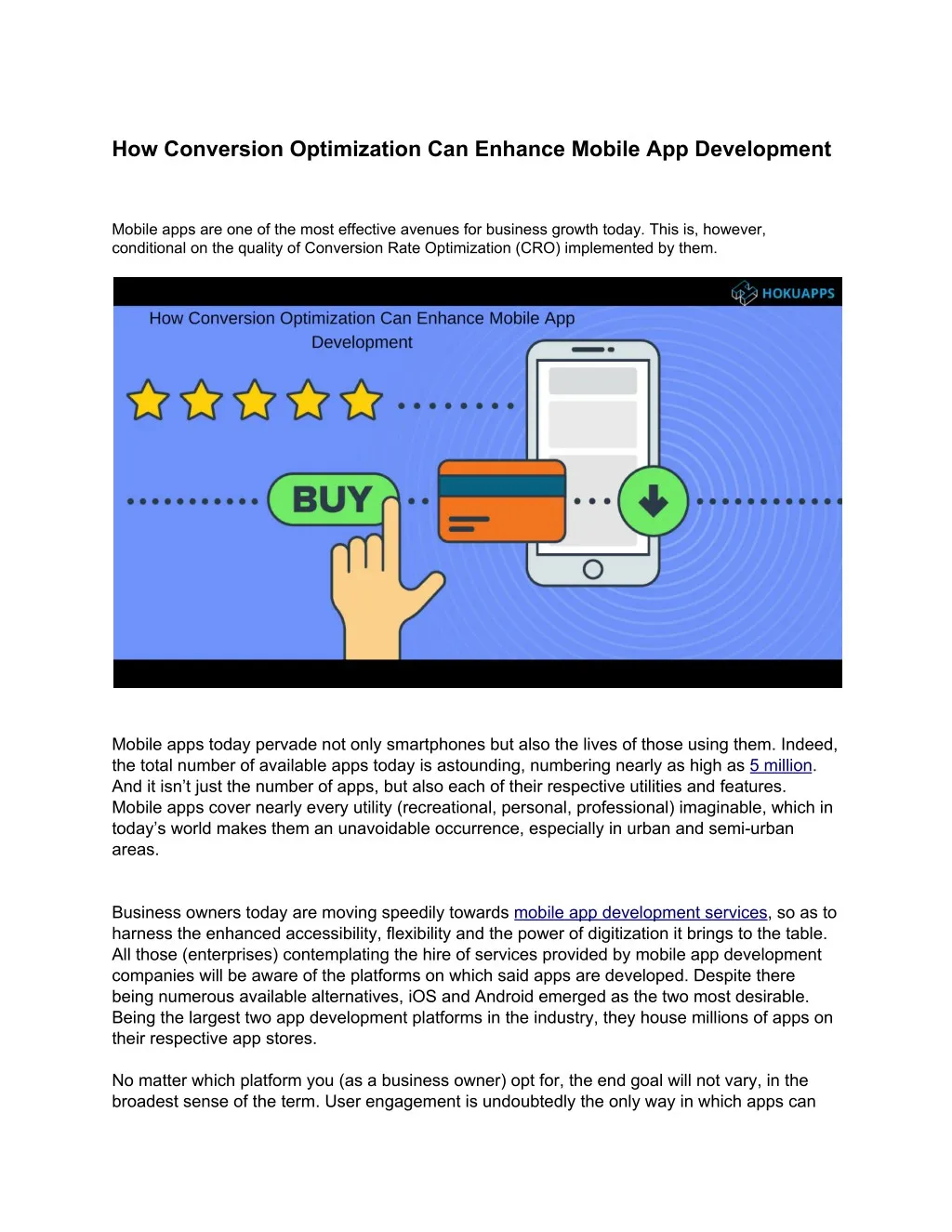 how conversion optimization can enhance mobile