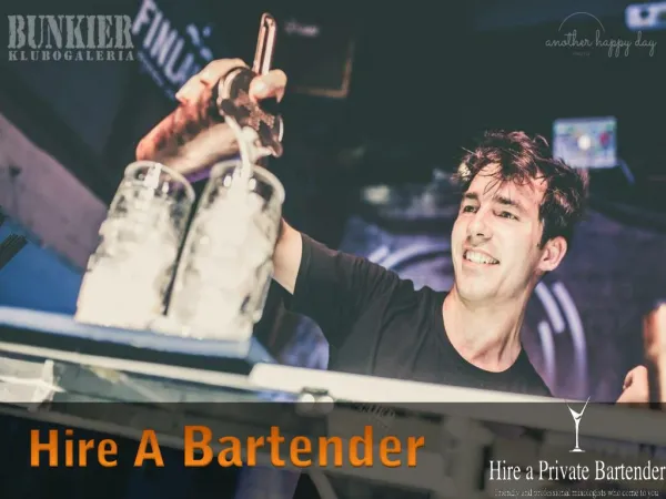 Going To Celebrate A Party? Hire A Bartender To Make It Special