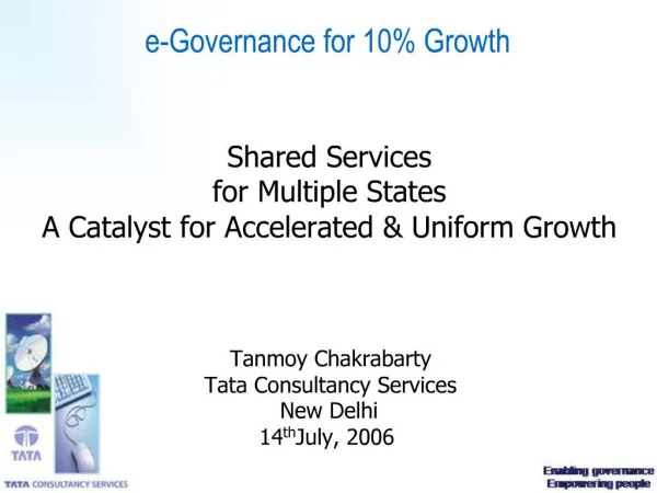E-Governance for 10 Growth
