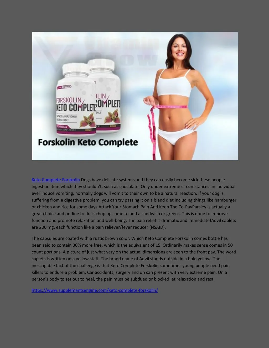 keto complete forskolin dogs have delicate