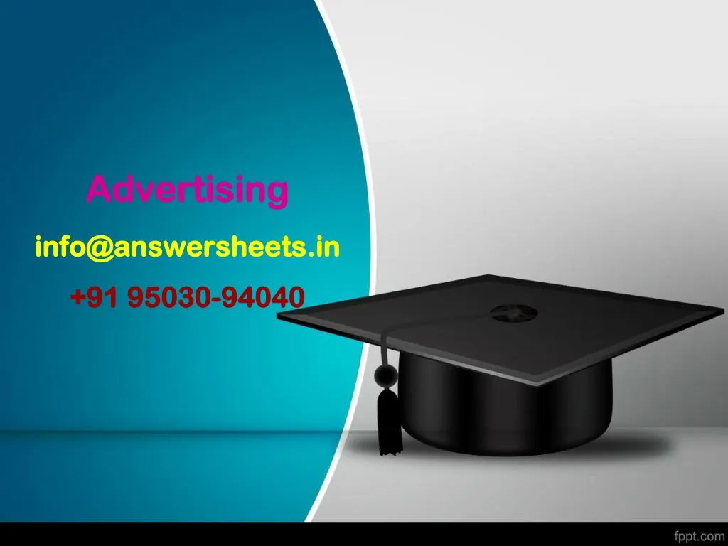 advertising info@answersheets in 91 95030 94040