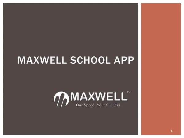 Best school mobile app in sri lanka - Maxwellglobalsoftware