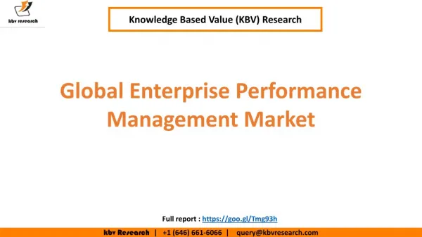 knowledge based value kbv research