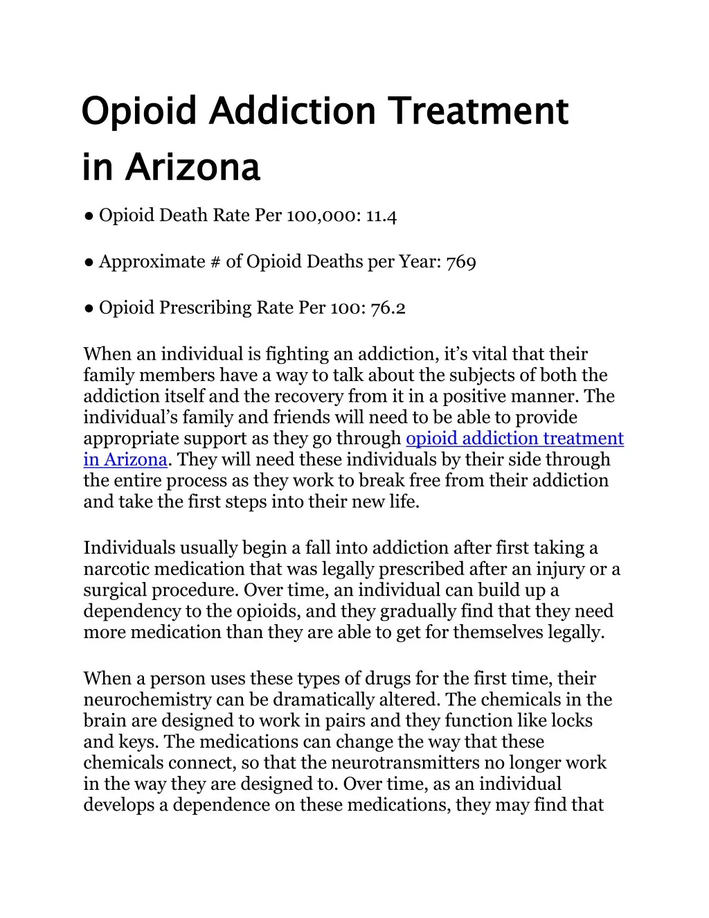 opioid addiction treatment in opioid death rate