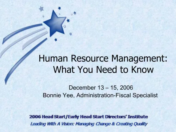 Human Resource Management: What You Need to Know