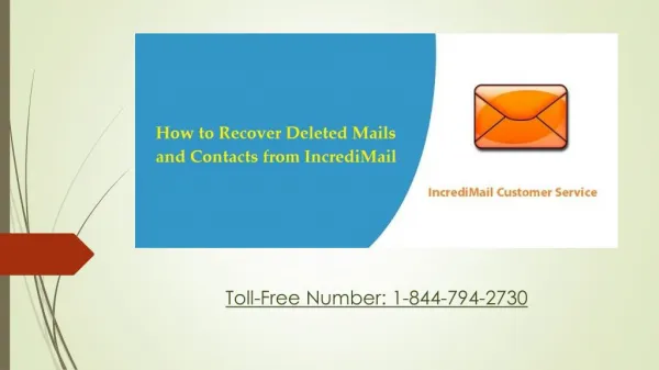 Recover Deleted Mails & Contacts from Incredimail