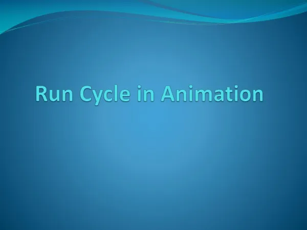 Run Cycle in Animation