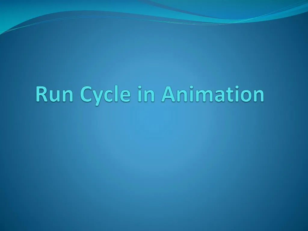 run cycle in animation