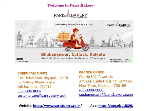Paris Bakery a complete solution for bakery products