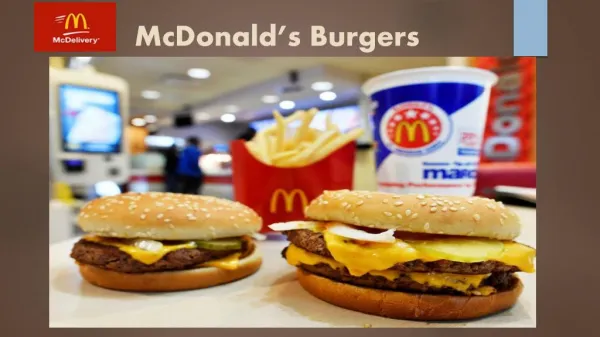 McDonaldâ€™s Burgers