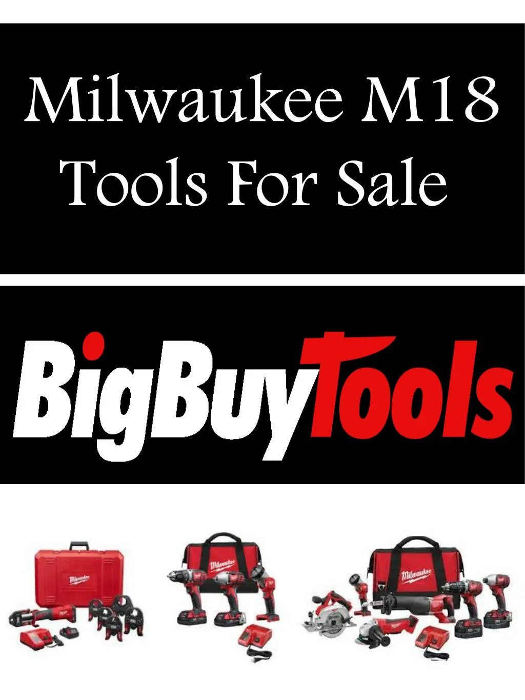 milwaukee m18 tools for sale